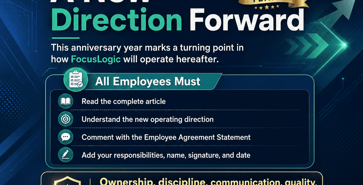 FocusLogic 15th Year Announcement